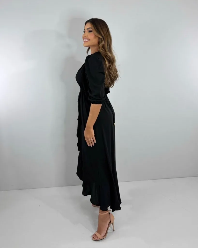Vestido Berenice - Preto, foto 3