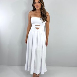 Vestido Maria Flor - Branco
