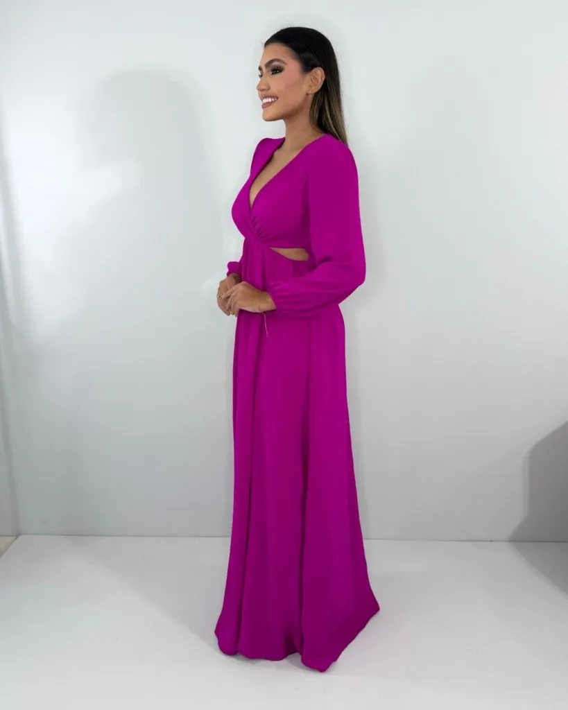 Vestido Magda - Fúcsia
