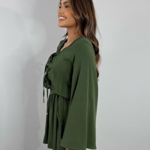 Vestido Glória - Verde Militar - Image 3