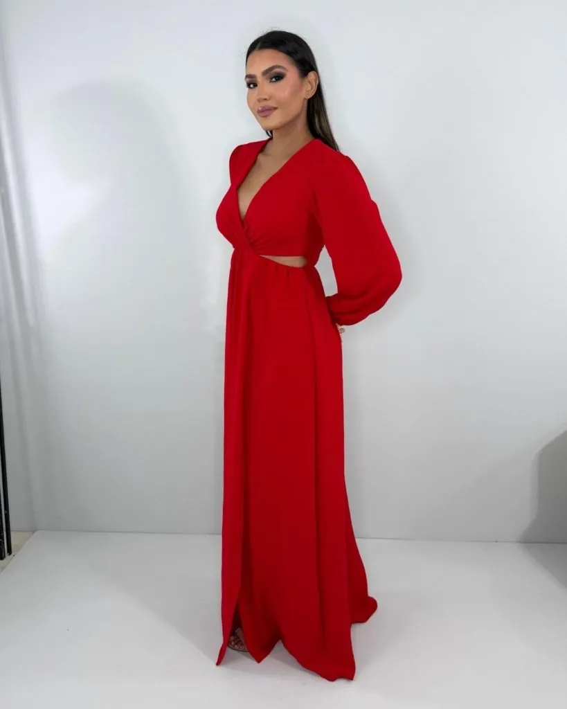 Vestido Magda - Vermelho, foto 4