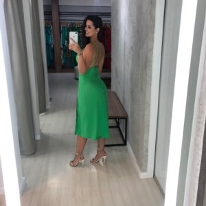 Vestido Lara - Verde Bandeira - Image 2