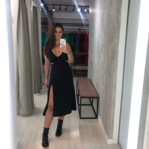 Vestido Lara - Preto - Image 1