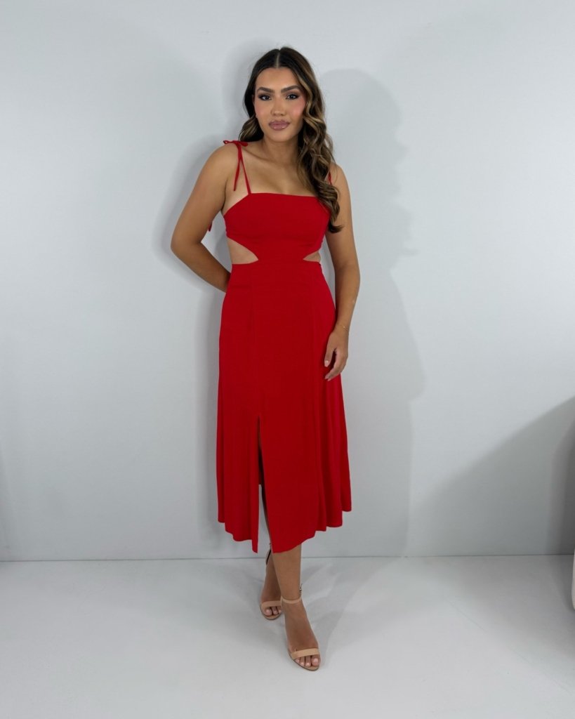 Vestido Amarilis - Vermelho