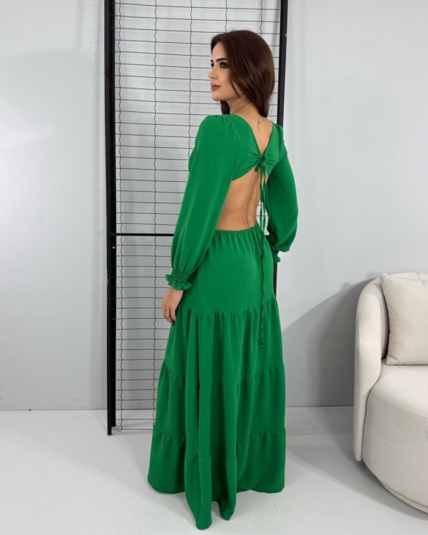 Vestido Rafaella - verde Bandeira - Imagem 3