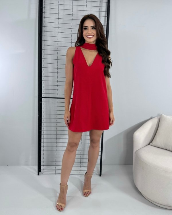 Vestido Cássia - Vermelho - Imagem 3