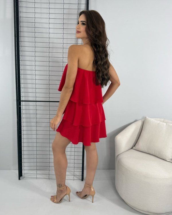 Vestido Aya - Vermelho - Imagem 4
