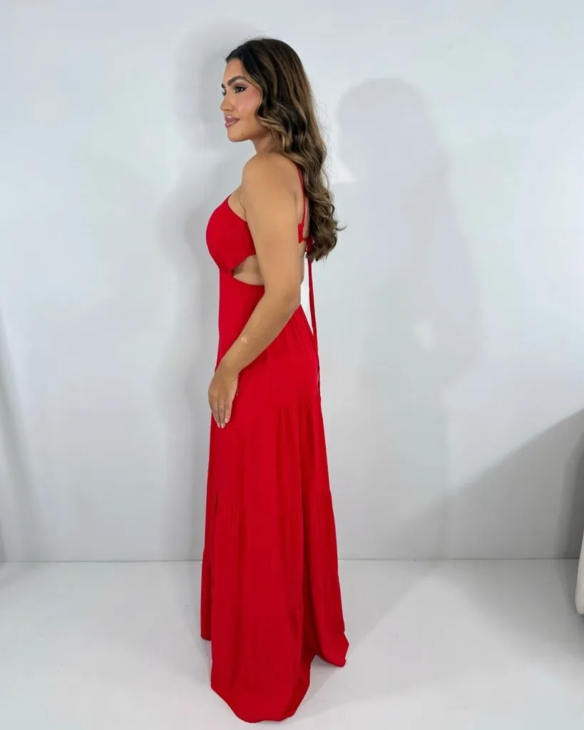 Vestido Ayla - Vermelho, foto 2