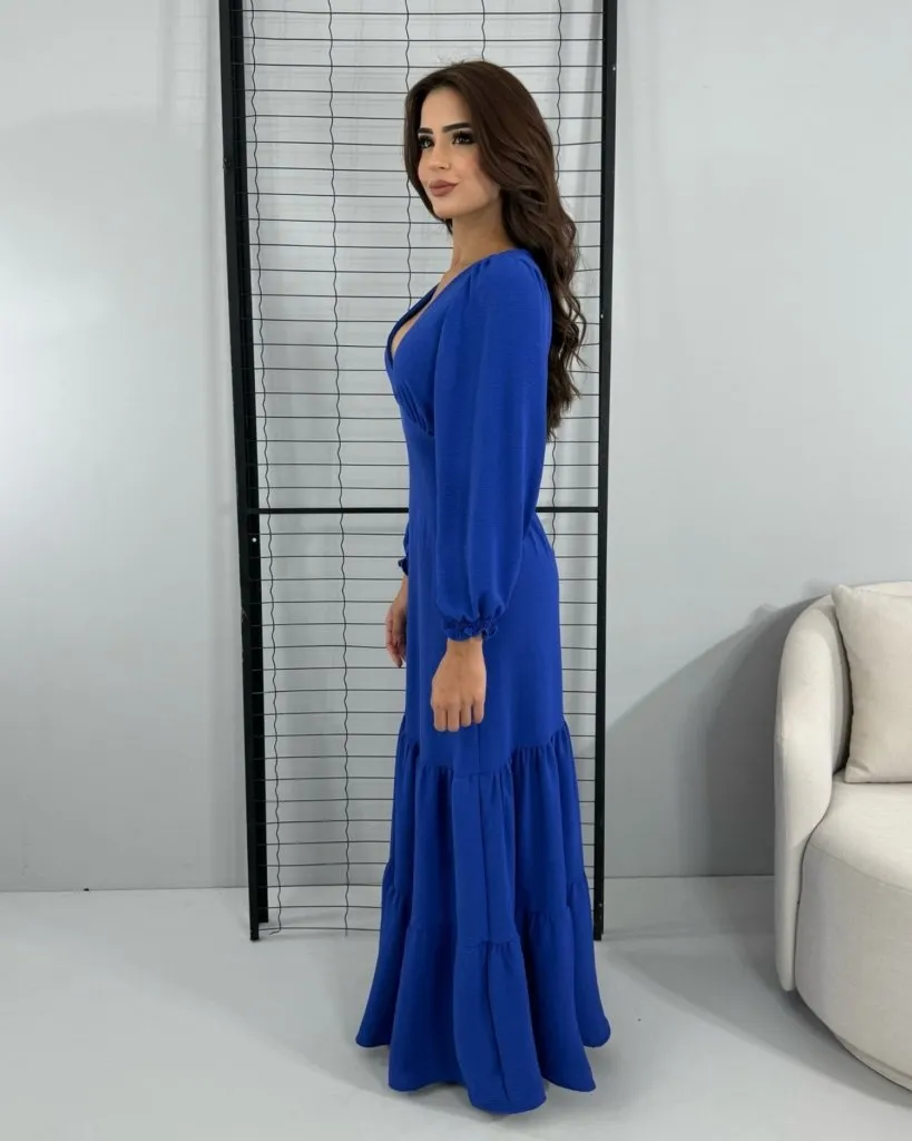 Vestido Mara - Azul Royal