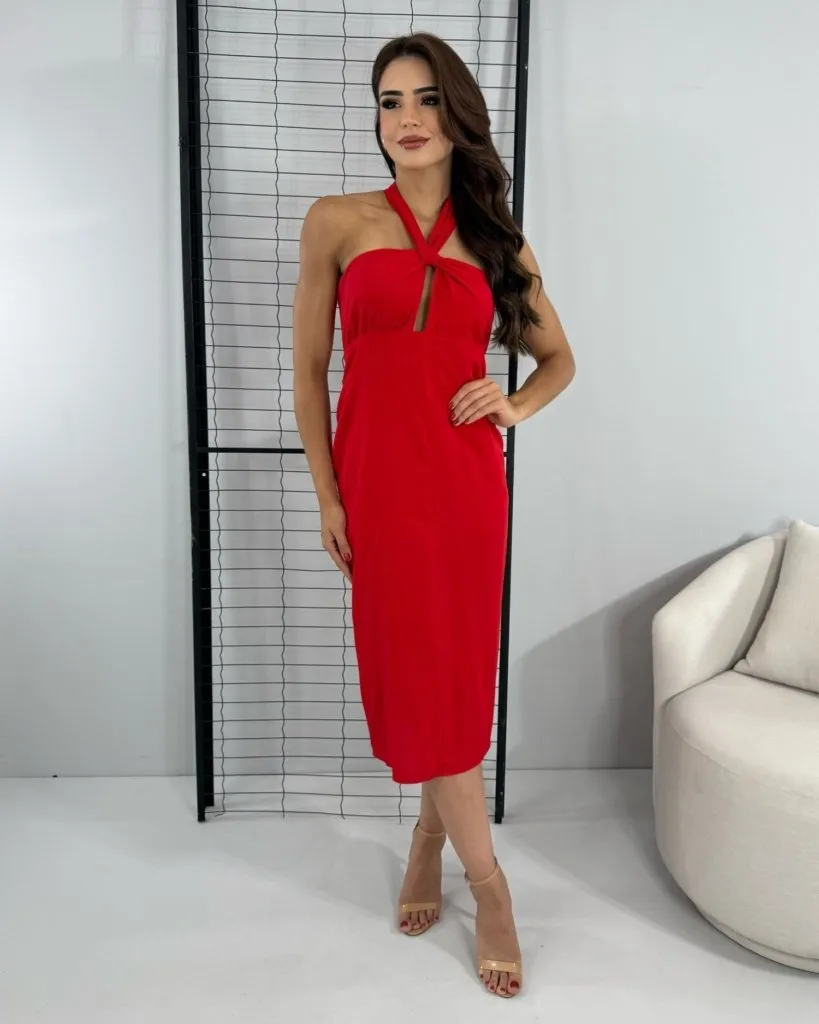 Vestido Sarah - Vermelho
