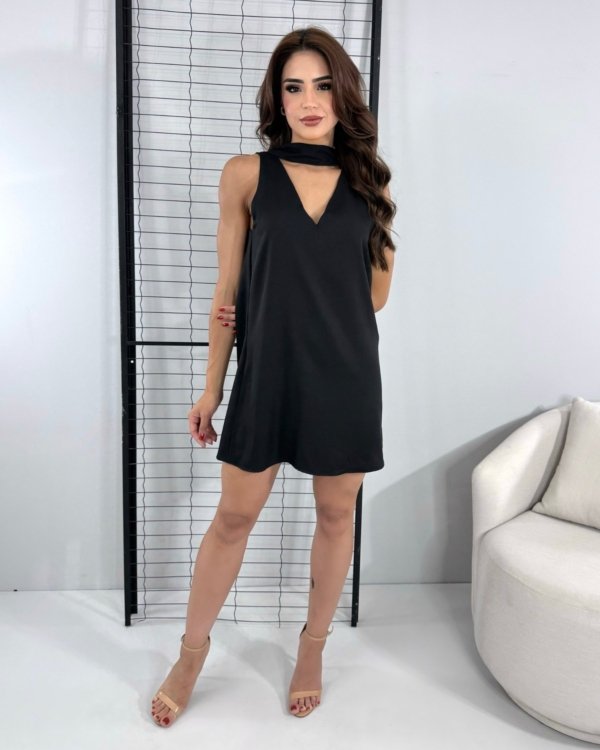 Vestido Cássia - Preto - Imagem 3