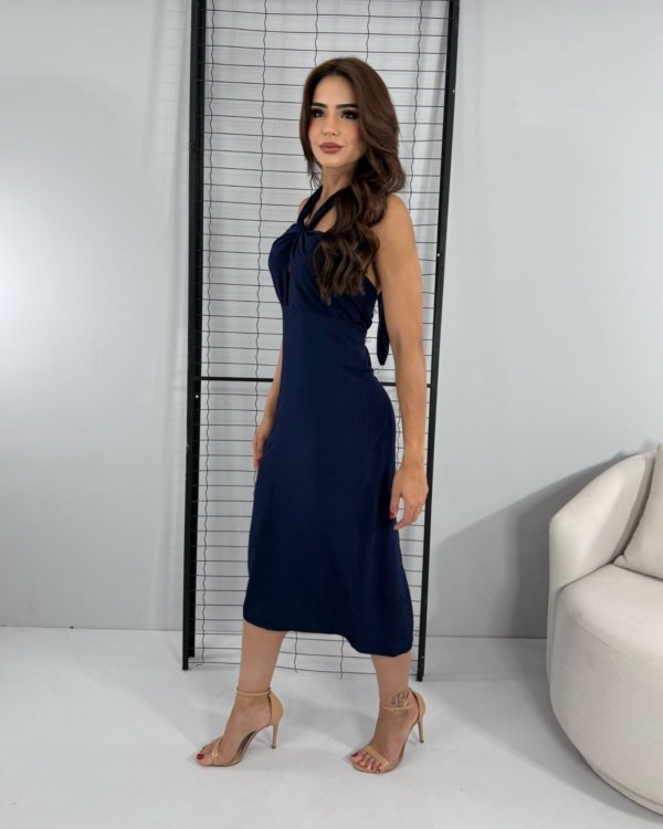 Vestido Sarah - Azul Marinho - Imagem 4
