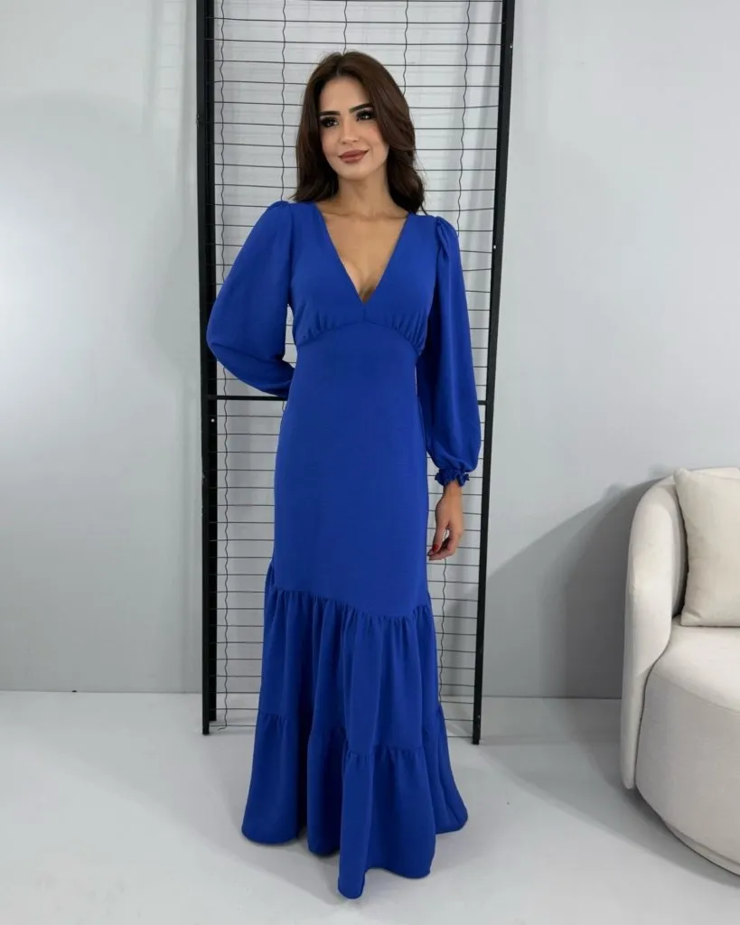 Vestido Mara - Azul Royal
