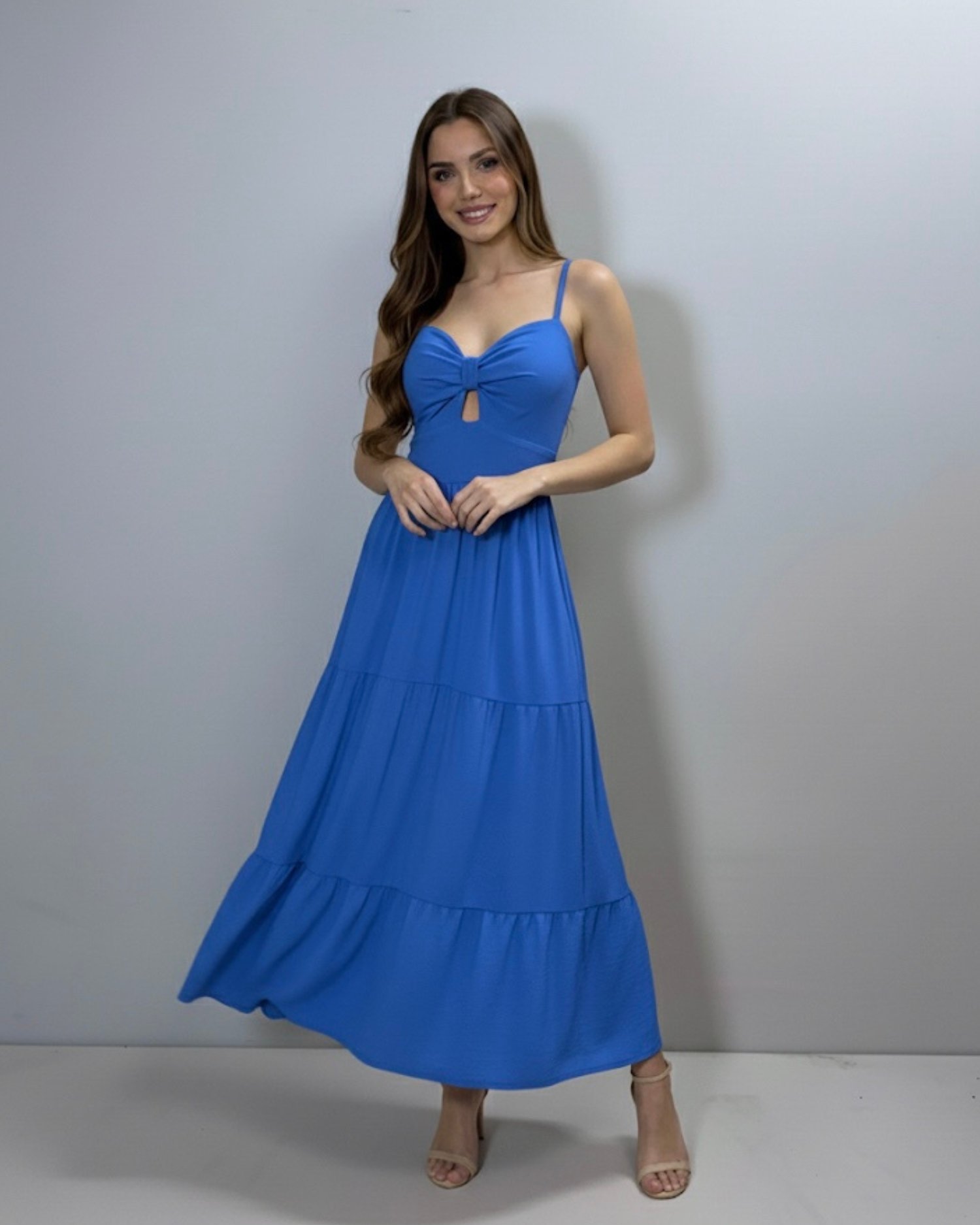 Vestido Jéssica Midi - Azul - Image 2