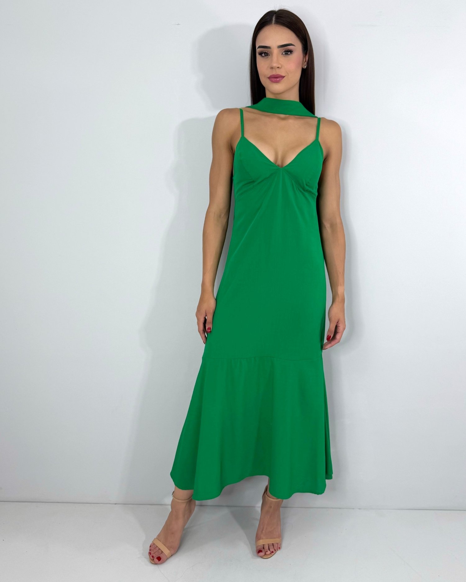 Vestido Carmem - Verde Bandeira - Image 2