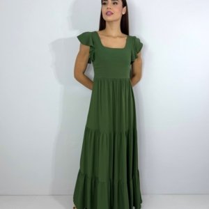 Vestido Tita - Verde Militar - Image 1