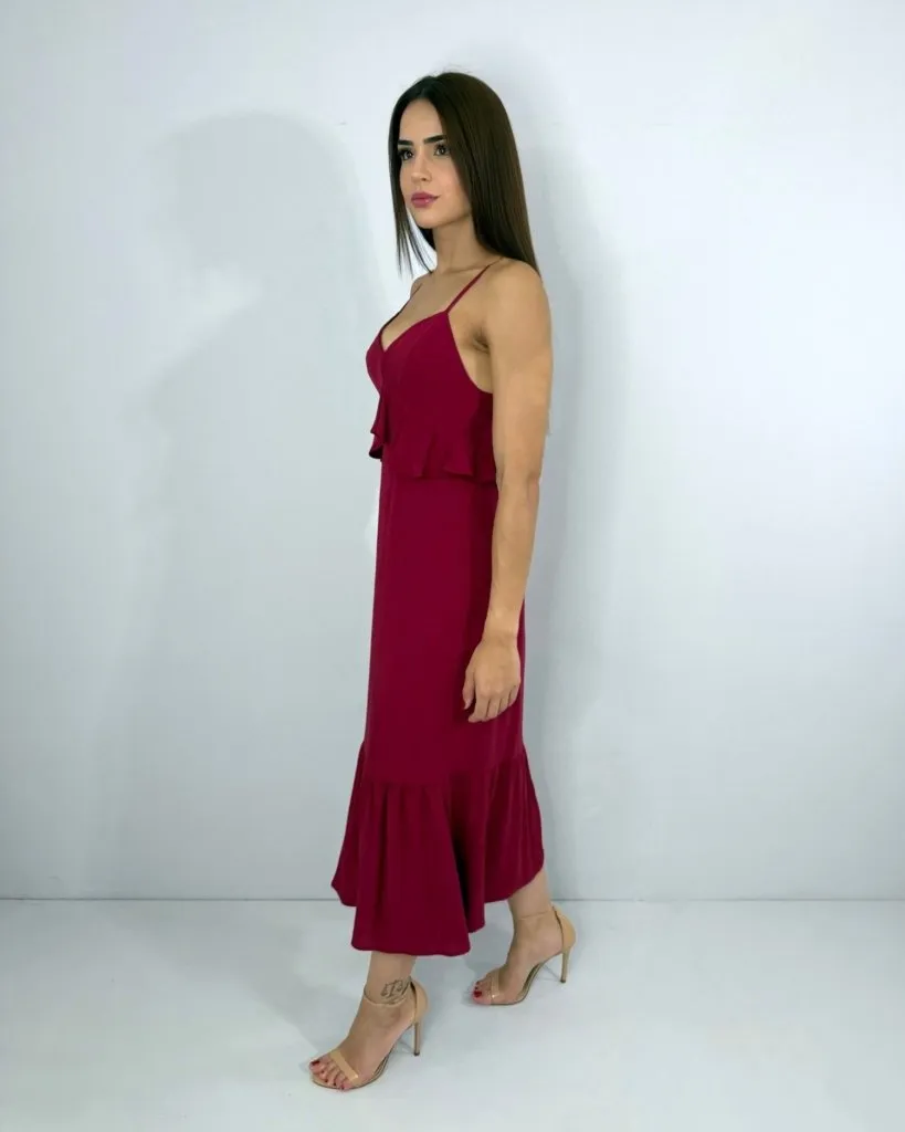 Vestido Maggie - Marsala