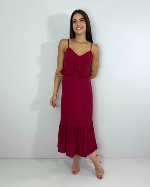 Vestido Maggie - Marsala