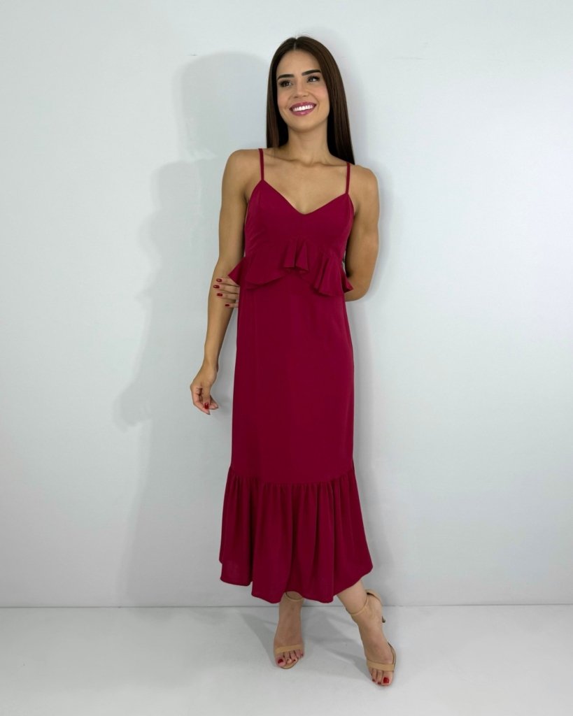 Vestido Maggie - Marsala