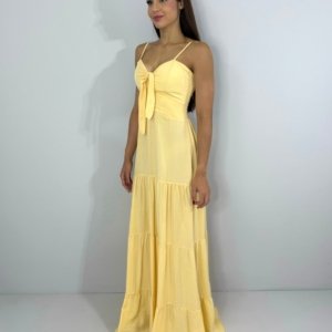 Vestido Camila - Amarelo Claro - Image 2