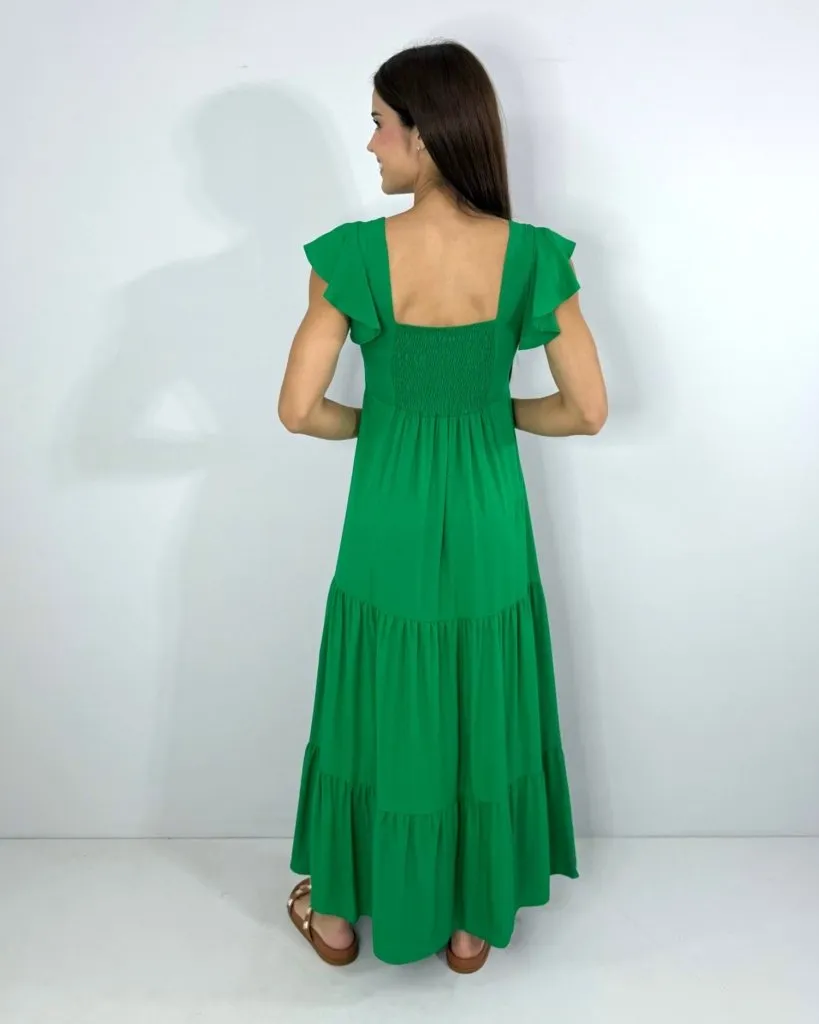 Vestido Tita - Verde Bandeira, foto 2