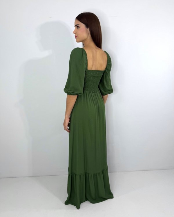 Vestido Tauane - Verde Militar