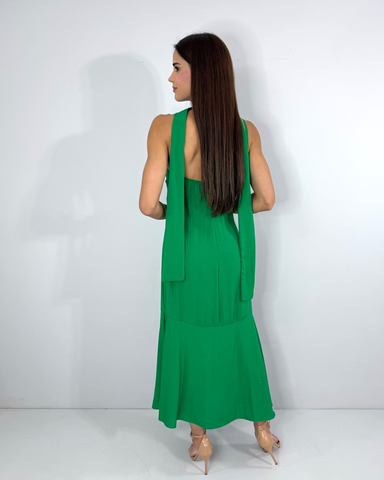 Vestido Carmem - Verde Bandeira - Image 4