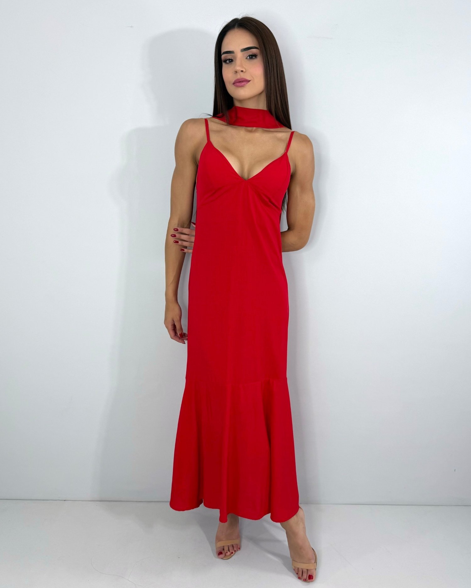 Vestido Carmem - Vermelho - Image 2