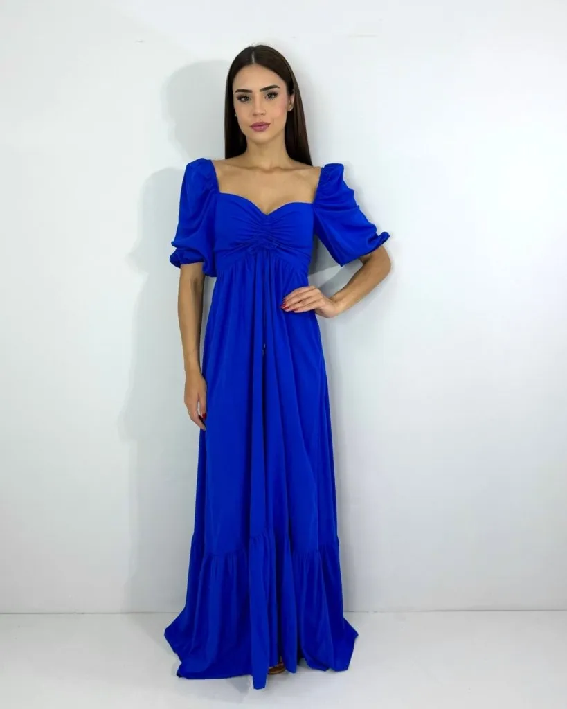 Vestido Tauane - Azul Royal