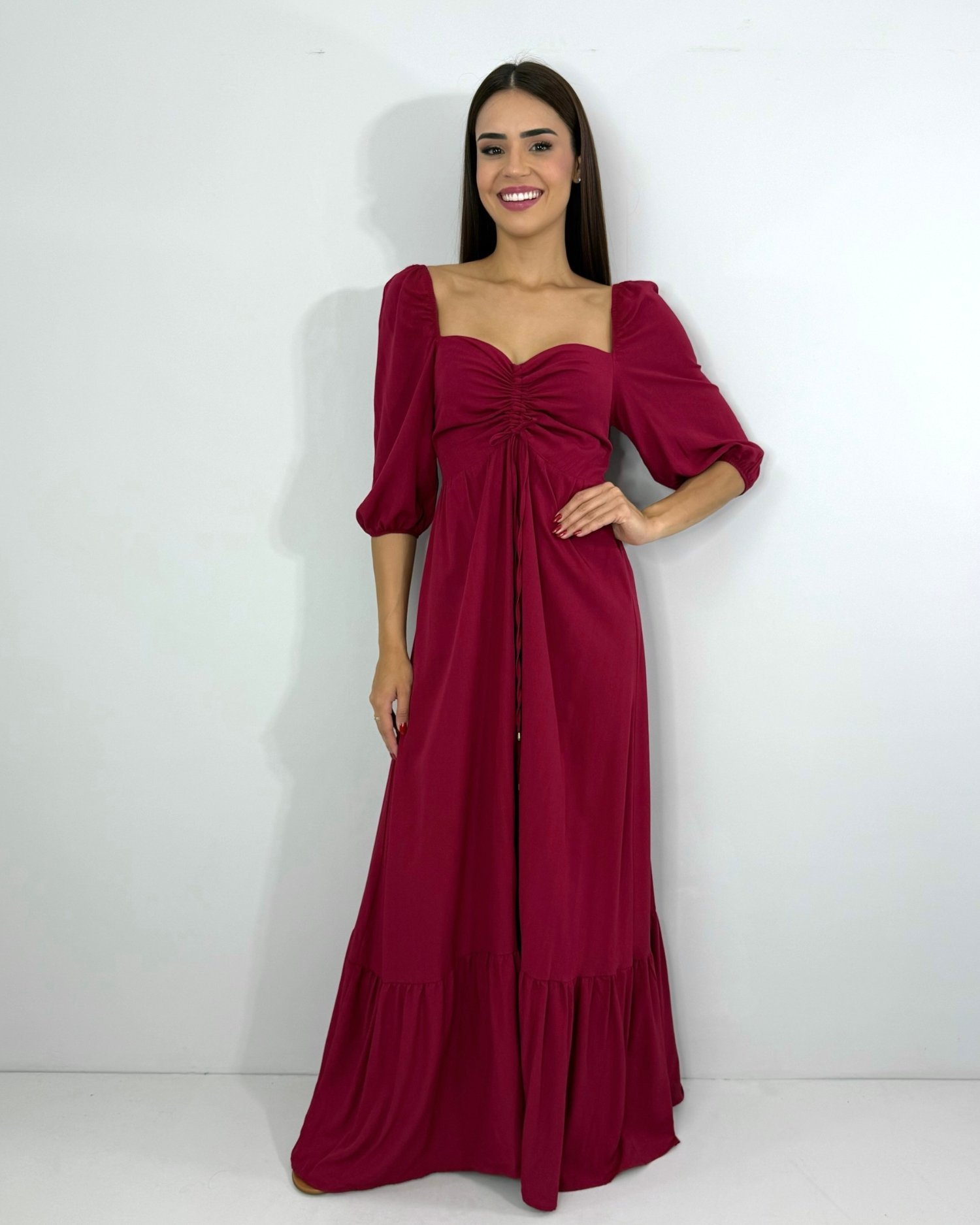 Vestido Tauane - Marsala - Image 4