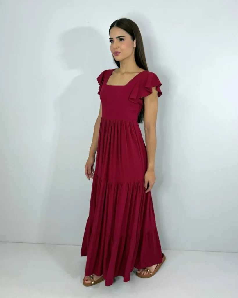 Vestido Tita - Marsala