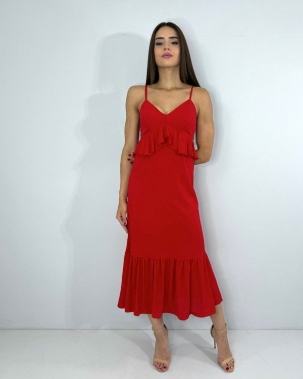 Vestido Maggie - Vermelho
