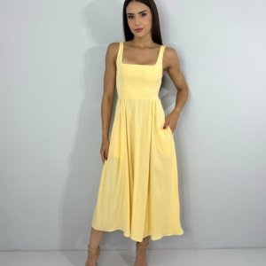 Vestido Samanta - Amarelo Claro - Image 4