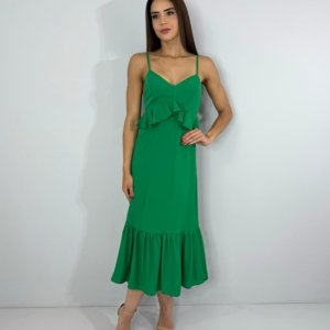 Vestido Maggie - Verde Bandeira - Image 1