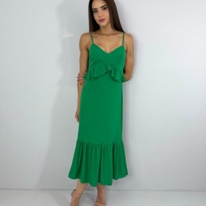 Vestido Maggie - Verde Bandeira - Image 3