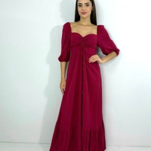 Vestido Tauane - Marsala - Image 2