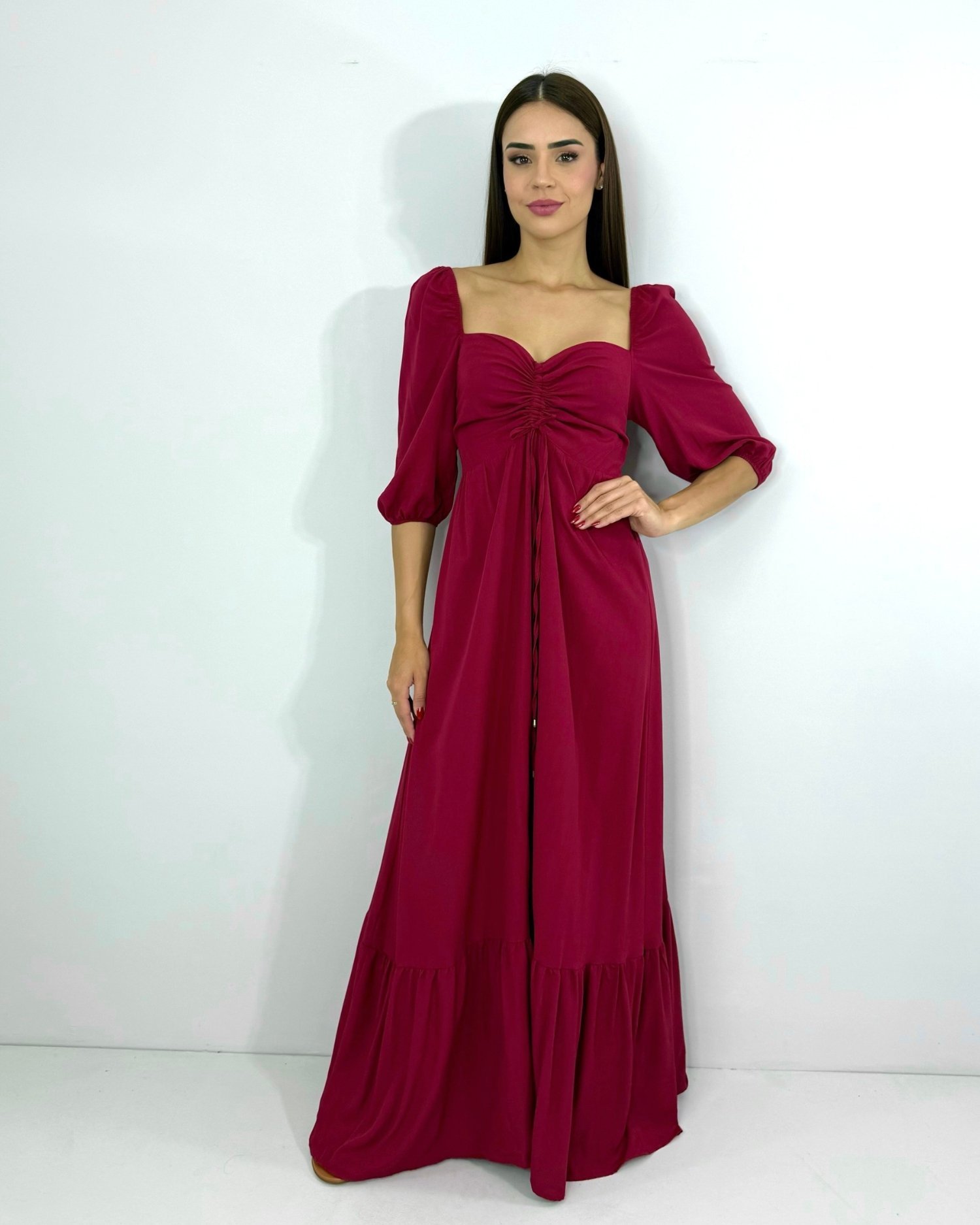 Vestido Tauane - Marsala - Image 2