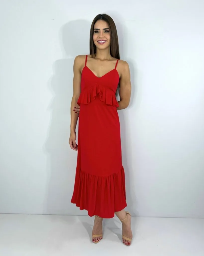 Vestido Maggie - Vermelho