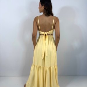 Vestido Poliana - Amarelo Claro - Image 3