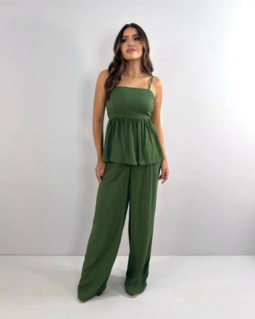 Conjunto Zendaya - Verde Militar