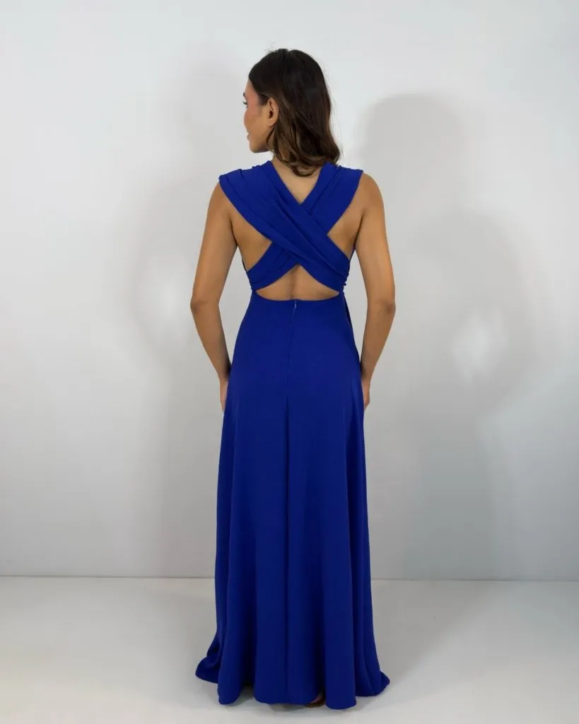 Vestido Multiformas Zoe - Azul Royal