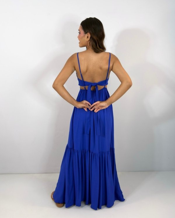 Vestido Poliana - Azul Royal