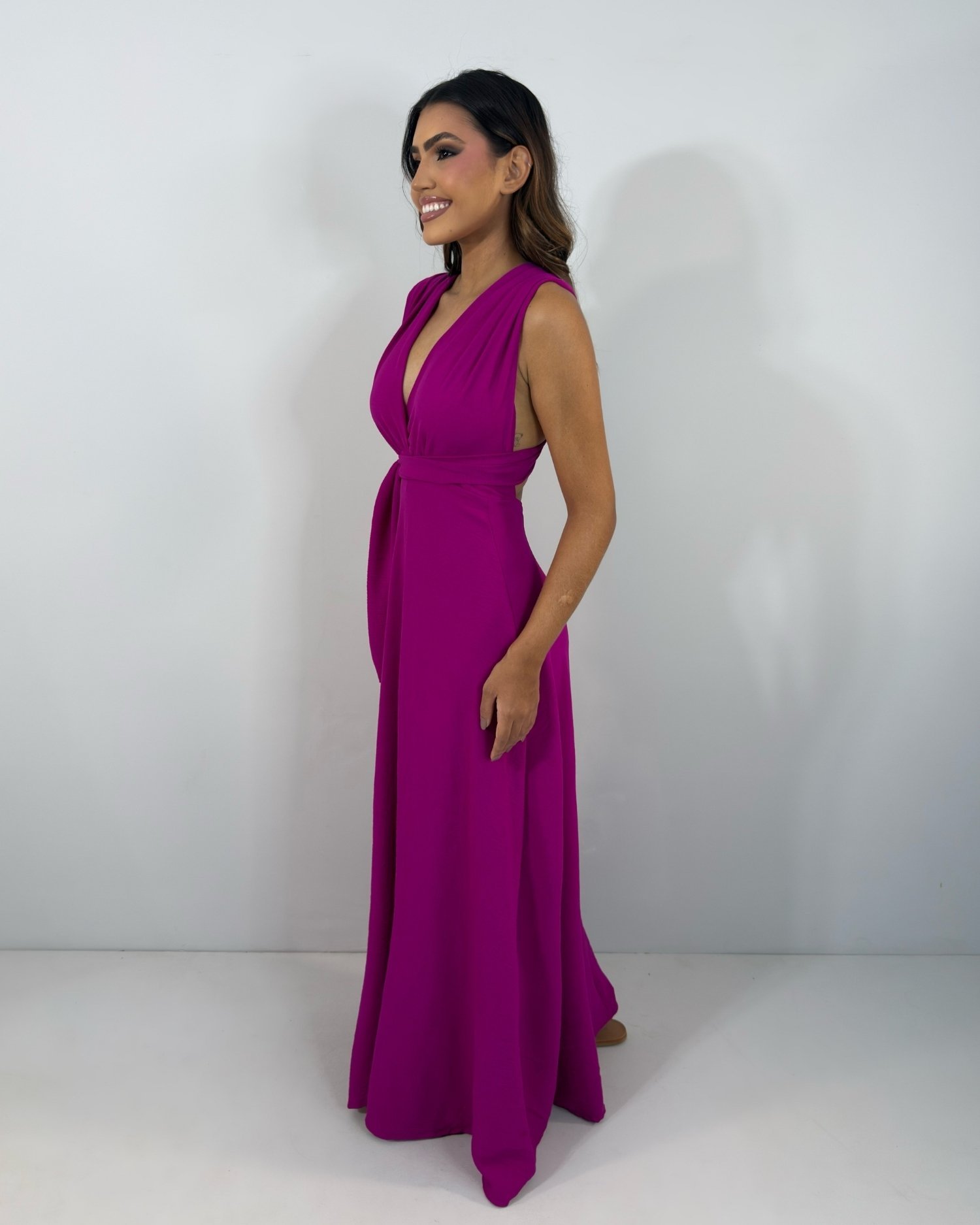 Vestido Multiformas Zoe - Fúcsia - Image 5