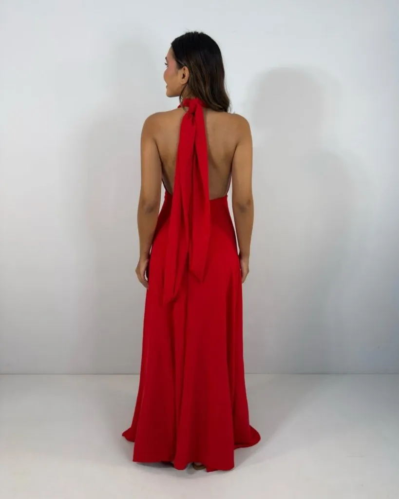 Vestido Multiformas Zoe - Vermelho