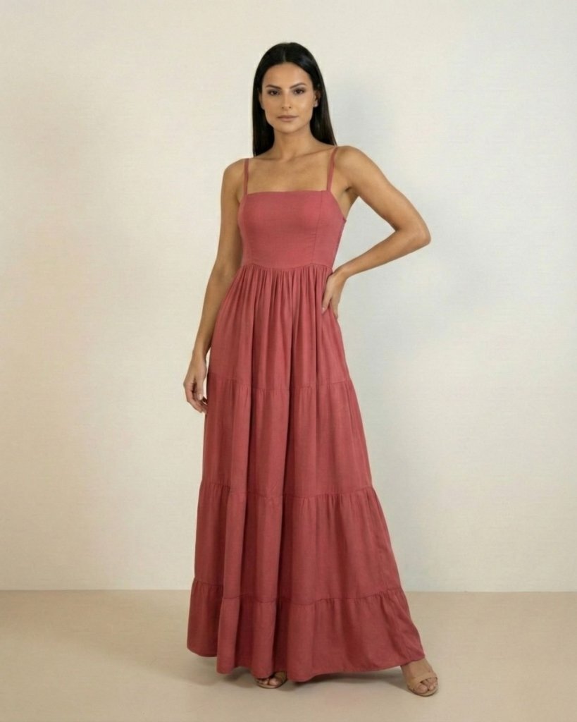 Vestido Miriam - Rosê