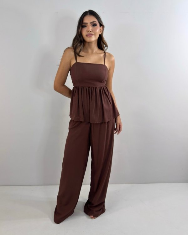 Conjunto Zendaya - Marrom
