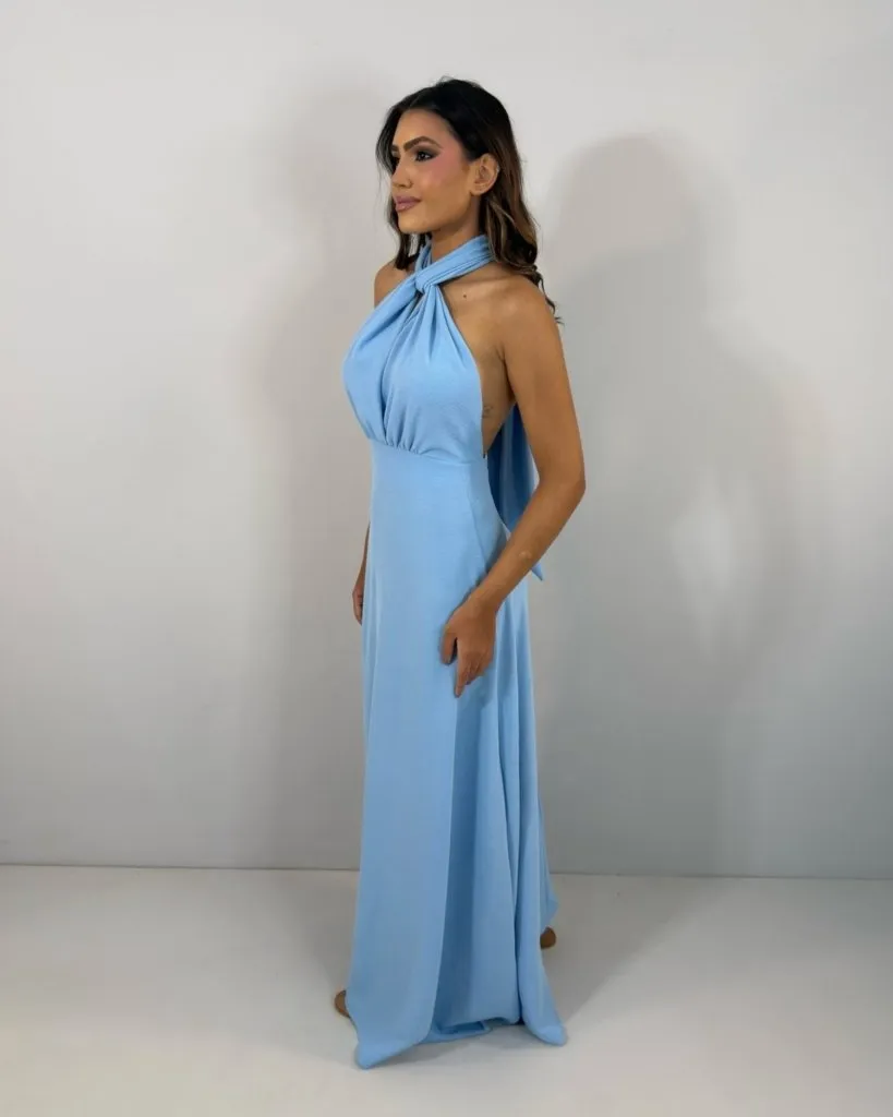 Vestido Multiformas Zoe - Azul Serenity