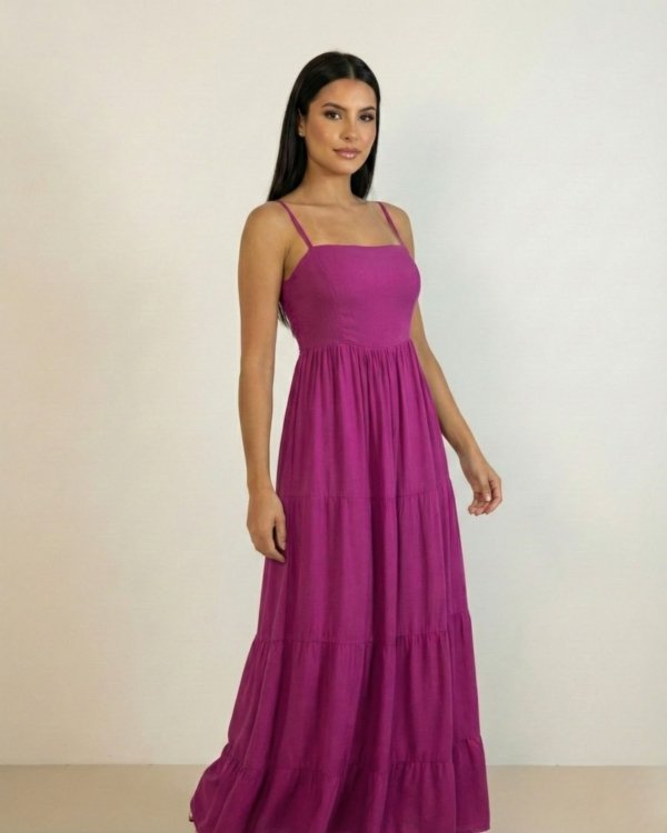 Vestido Miriam - Fúcsia