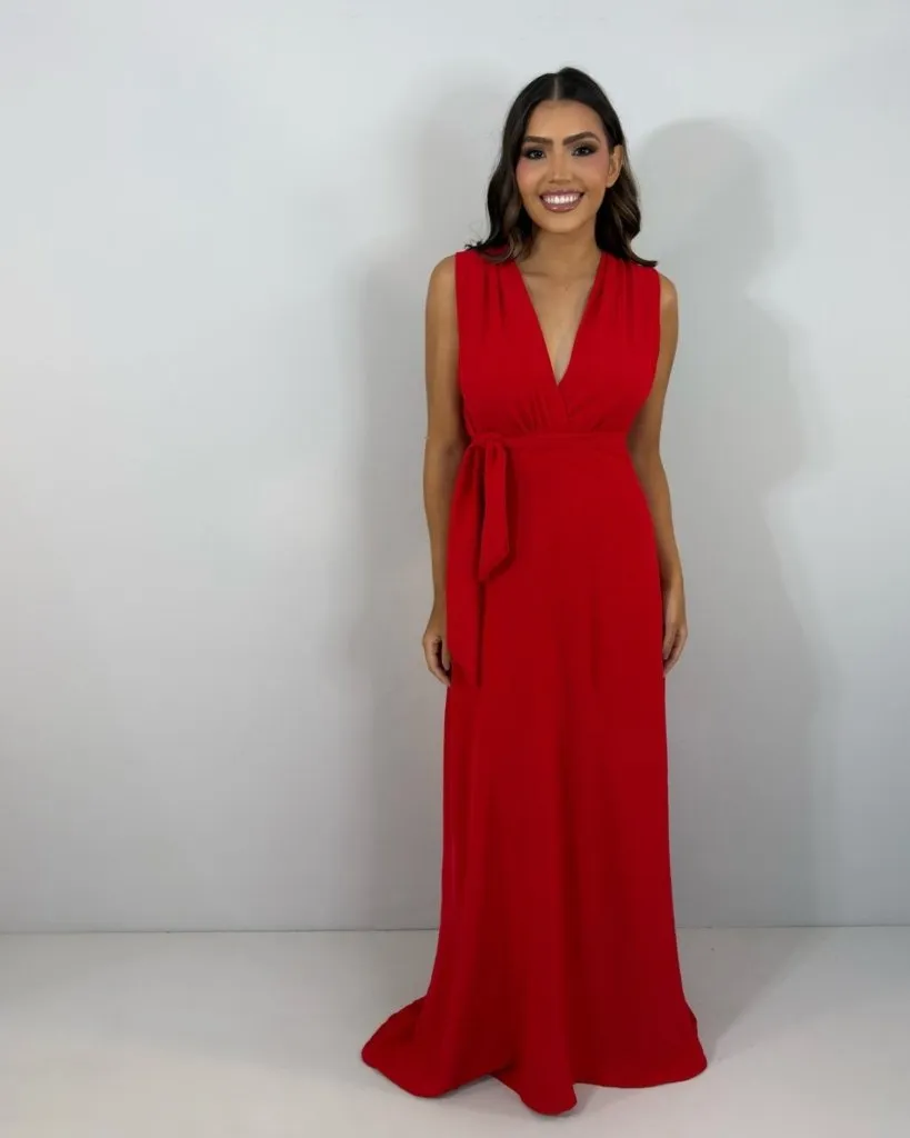 Vestido Multiformas Zoe - Vermelho