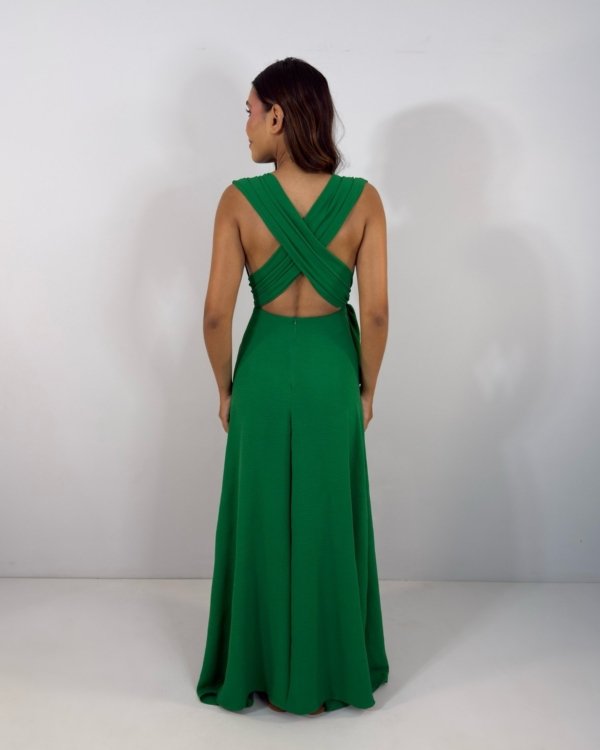 Vestido Multiformas Zoe - Verde Bandeira